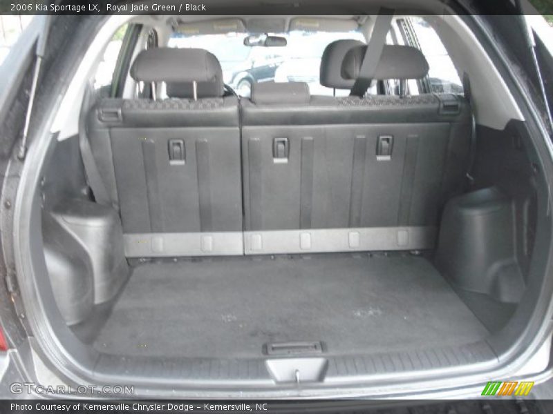 Royal Jade Green / Black 2006 Kia Sportage LX