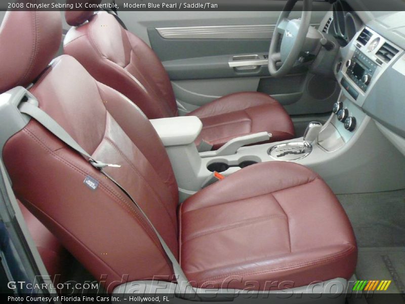 Modern Blue Pearl / Saddle/Tan 2008 Chrysler Sebring LX Convertible
