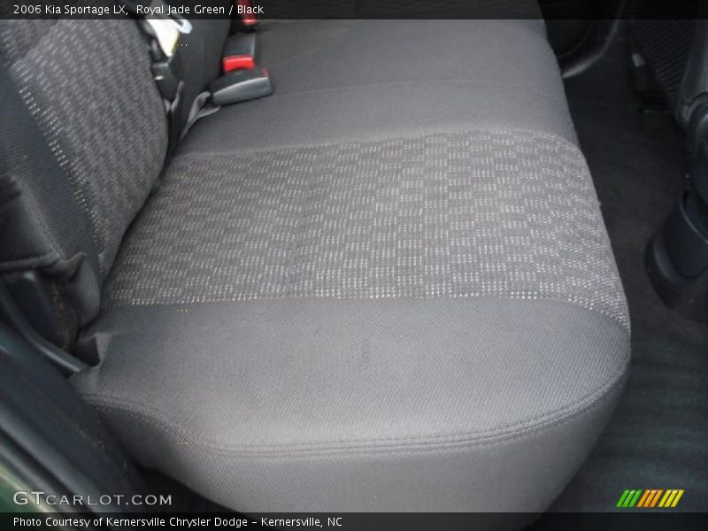 Royal Jade Green / Black 2006 Kia Sportage LX