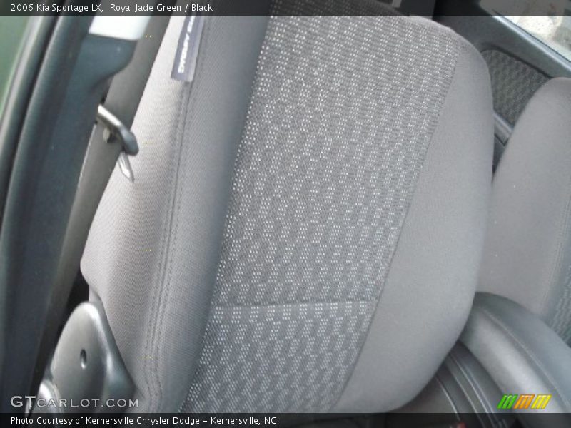 Royal Jade Green / Black 2006 Kia Sportage LX