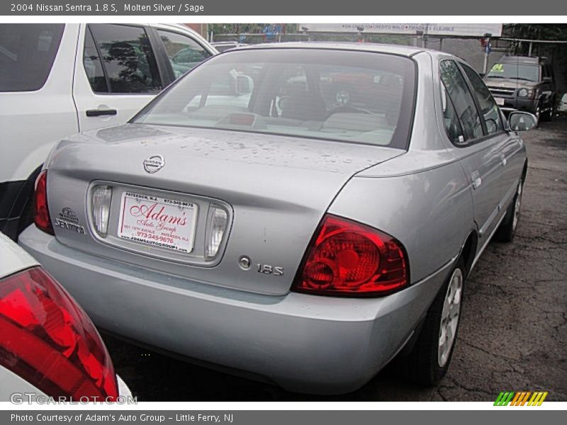 Molten Silver / Sage 2004 Nissan Sentra 1.8 S