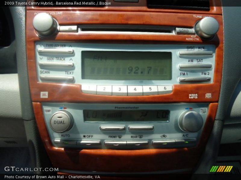 Barcelona Red Metallic / Bisque 2009 Toyota Camry Hybrid