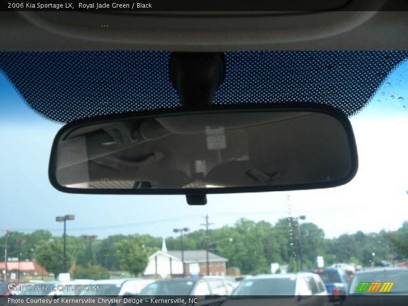 Royal Jade Green / Black 2006 Kia Sportage LX