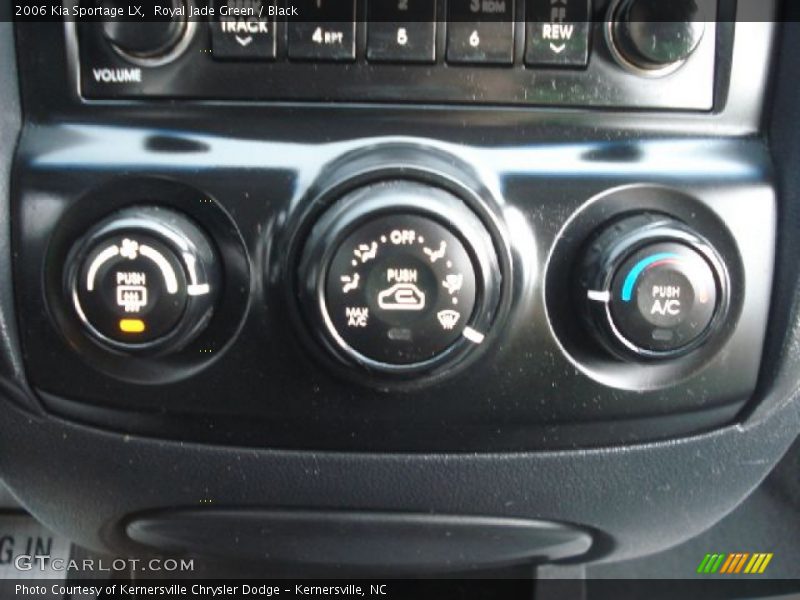 Royal Jade Green / Black 2006 Kia Sportage LX
