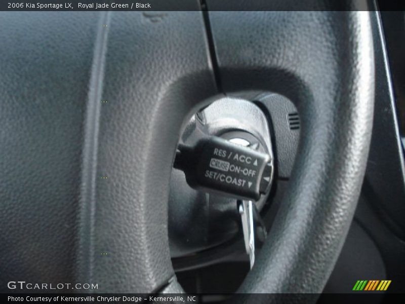 Royal Jade Green / Black 2006 Kia Sportage LX
