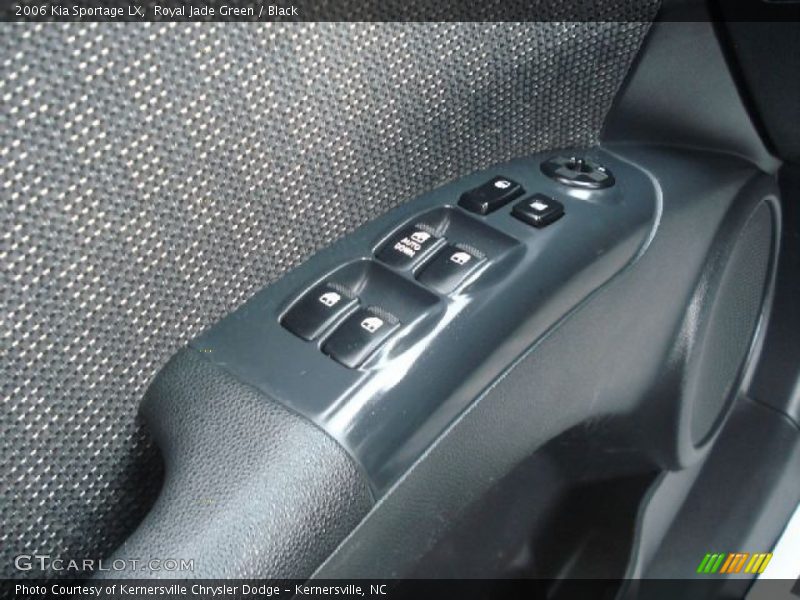 Royal Jade Green / Black 2006 Kia Sportage LX