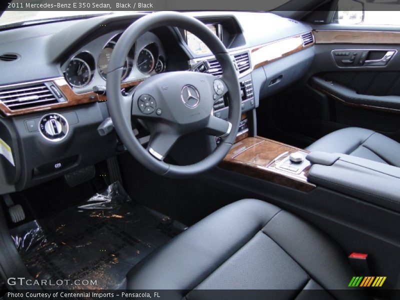 Black / Black 2011 Mercedes-Benz E 350 Sedan