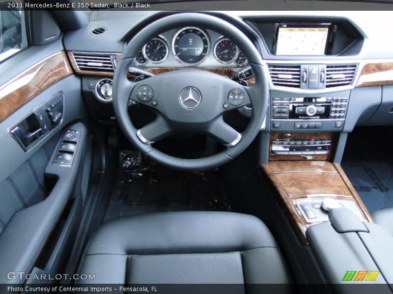 Black / Black 2011 Mercedes-Benz E 350 Sedan