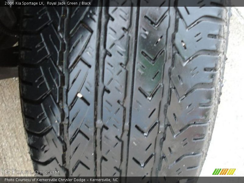Royal Jade Green / Black 2006 Kia Sportage LX