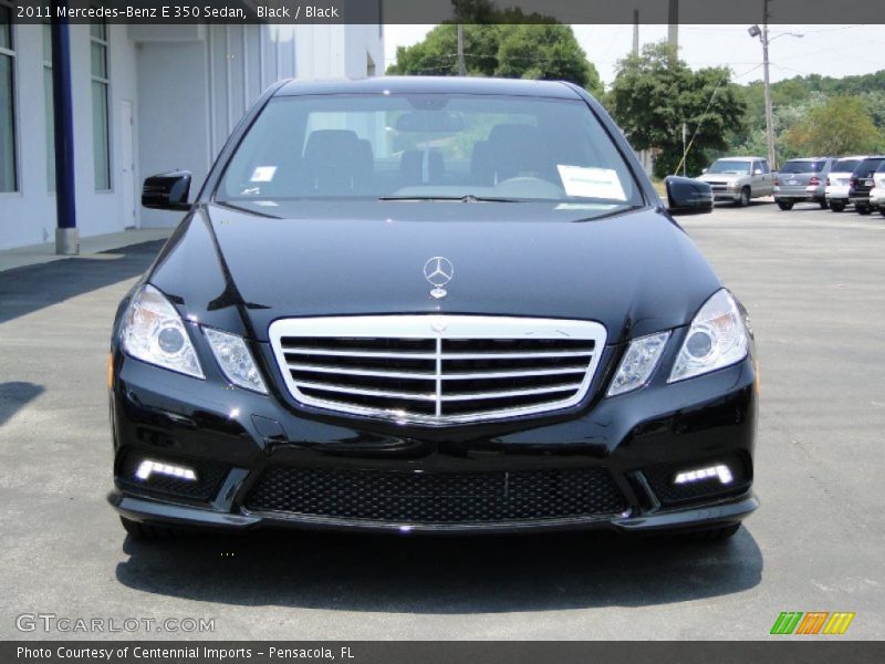 Black / Black 2011 Mercedes-Benz E 350 Sedan