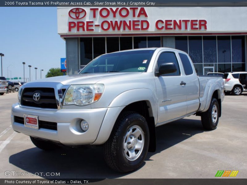 Silver Streak Mica / Graphite Gray 2006 Toyota Tacoma V6 PreRunner Access Cab