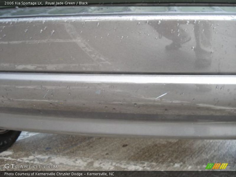 Royal Jade Green / Black 2006 Kia Sportage LX