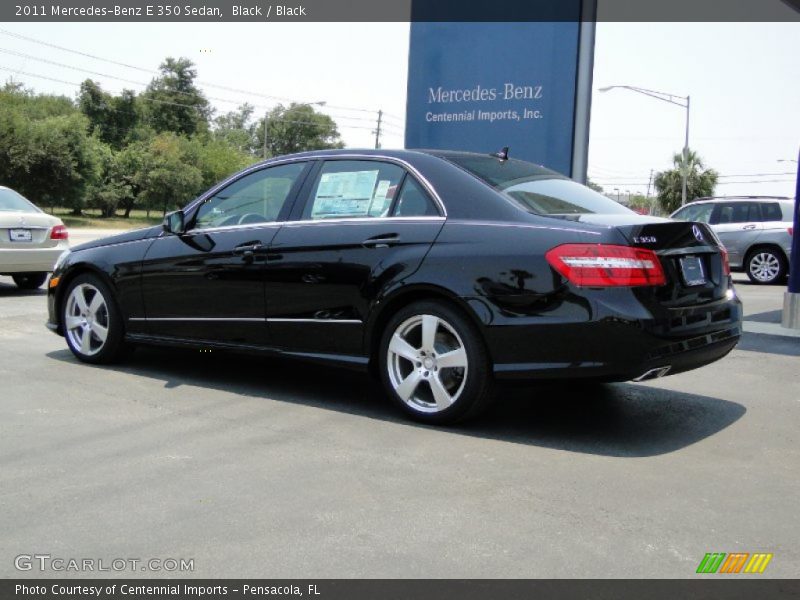 Black / Black 2011 Mercedes-Benz E 350 Sedan