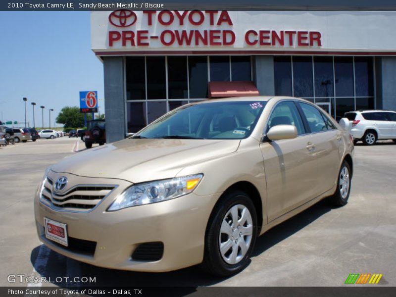 Sandy Beach Metallic / Bisque 2010 Toyota Camry LE