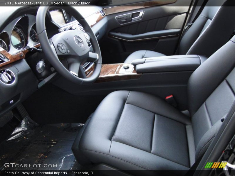 Black / Black 2011 Mercedes-Benz E 350 Sedan