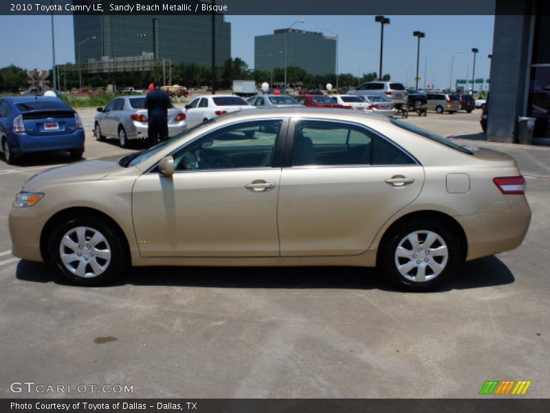 Sandy Beach Metallic / Bisque 2010 Toyota Camry LE