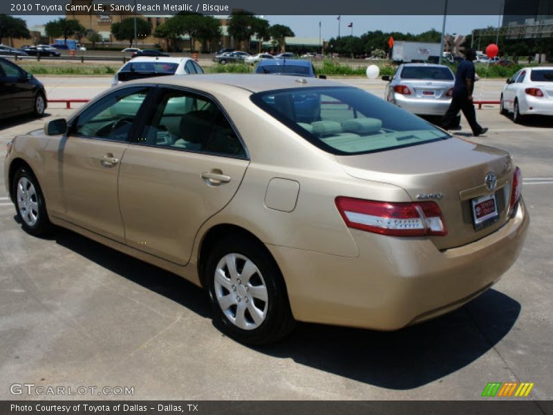 Sandy Beach Metallic / Bisque 2010 Toyota Camry LE
