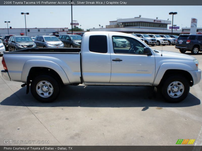 Silver Streak Mica / Graphite Gray 2006 Toyota Tacoma V6 PreRunner Access Cab