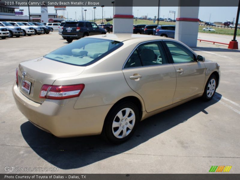 Sandy Beach Metallic / Bisque 2010 Toyota Camry LE