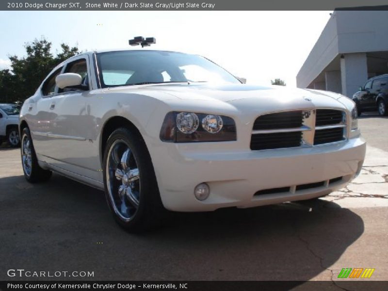 Stone White / Dark Slate Gray/Light Slate Gray 2010 Dodge Charger SXT