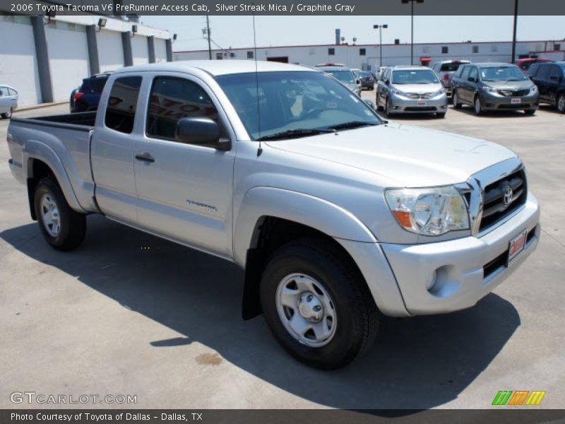 Silver Streak Mica / Graphite Gray 2006 Toyota Tacoma V6 PreRunner Access Cab