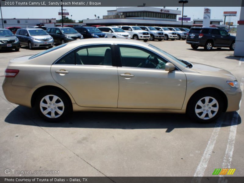 Sandy Beach Metallic / Bisque 2010 Toyota Camry LE