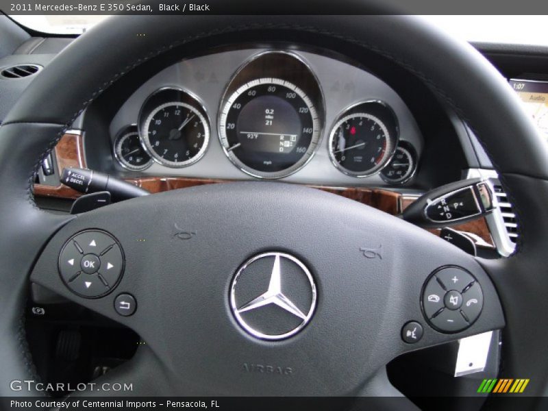 Black / Black 2011 Mercedes-Benz E 350 Sedan