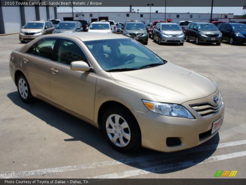 Sandy Beach Metallic / Bisque 2010 Toyota Camry LE