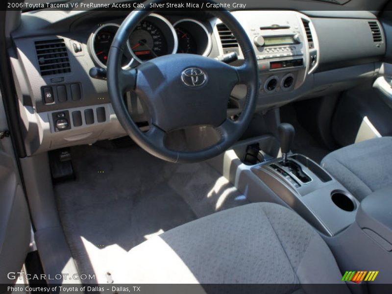 Silver Streak Mica / Graphite Gray 2006 Toyota Tacoma V6 PreRunner Access Cab