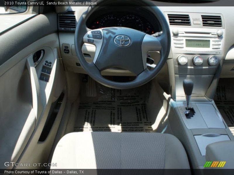 Sandy Beach Metallic / Bisque 2010 Toyota Camry LE