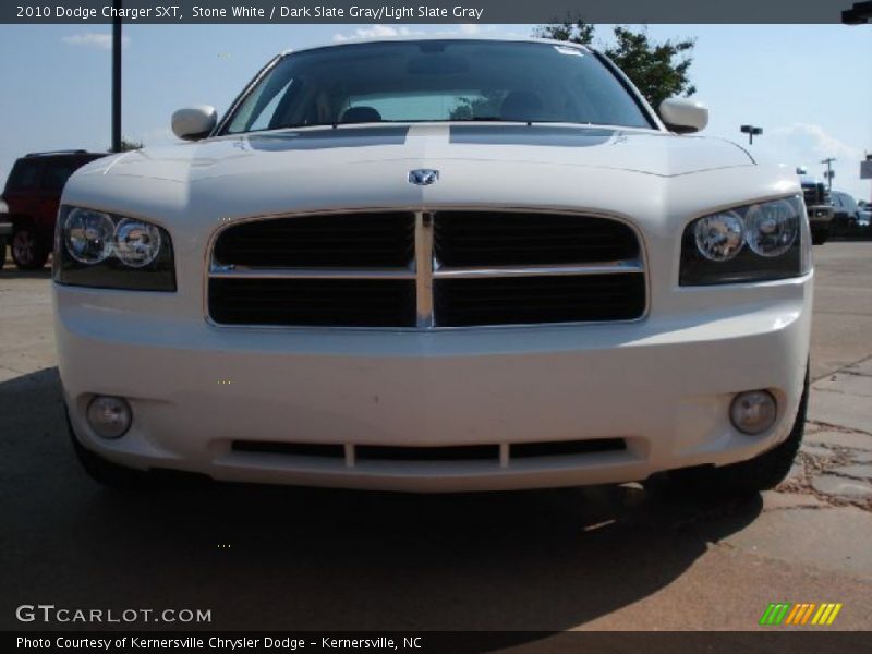Stone White / Dark Slate Gray/Light Slate Gray 2010 Dodge Charger SXT