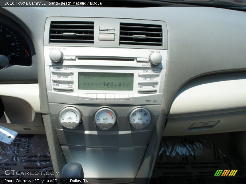 Sandy Beach Metallic / Bisque 2010 Toyota Camry LE