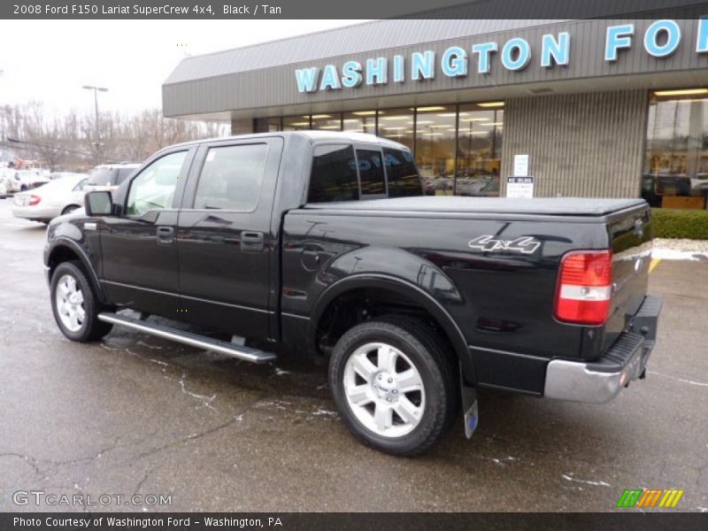 Black / Tan 2008 Ford F150 Lariat SuperCrew 4x4
