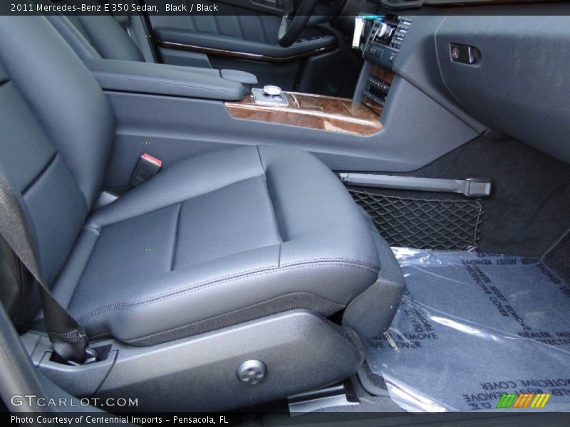 Black / Black 2011 Mercedes-Benz E 350 Sedan