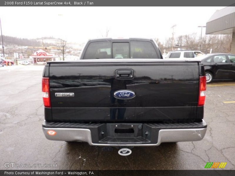 Black / Tan 2008 Ford F150 Lariat SuperCrew 4x4