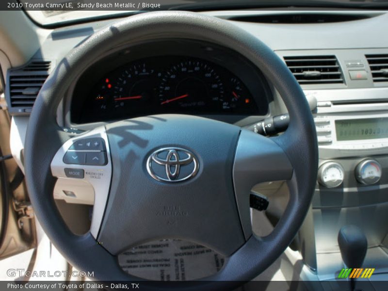 Sandy Beach Metallic / Bisque 2010 Toyota Camry LE