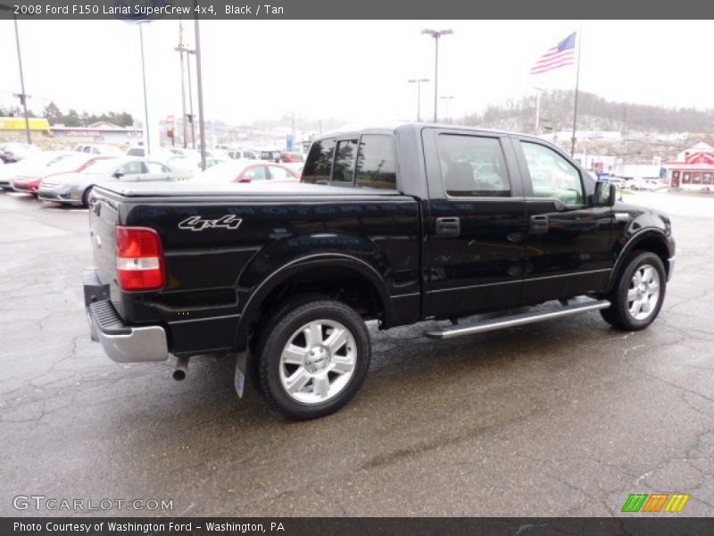 Black / Tan 2008 Ford F150 Lariat SuperCrew 4x4