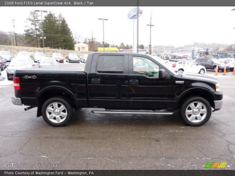 Black / Tan 2008 Ford F150 Lariat SuperCrew 4x4