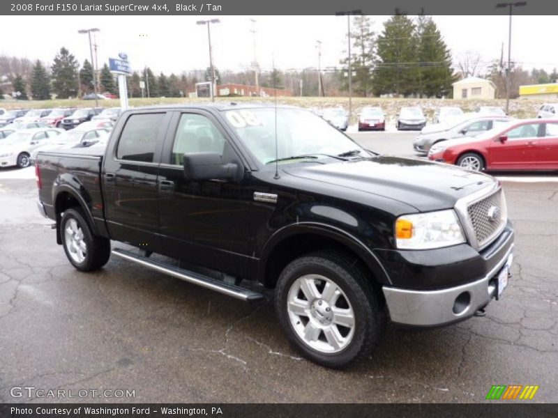 Black / Tan 2008 Ford F150 Lariat SuperCrew 4x4