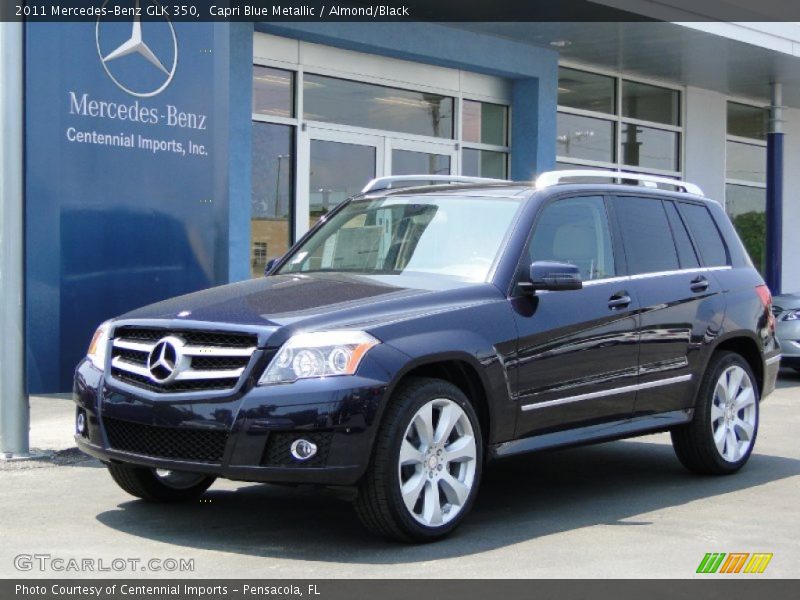 Capri Blue Metallic / Almond/Black 2011 Mercedes-Benz GLK 350