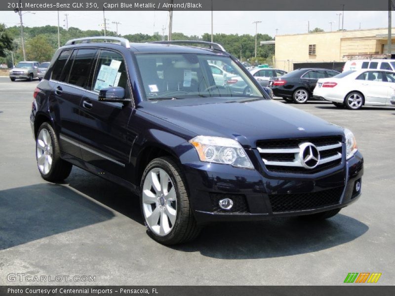 Capri Blue Metallic / Almond/Black 2011 Mercedes-Benz GLK 350
