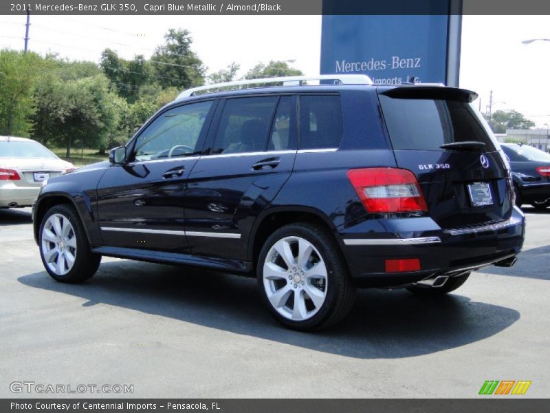 Capri Blue Metallic / Almond/Black 2011 Mercedes-Benz GLK 350