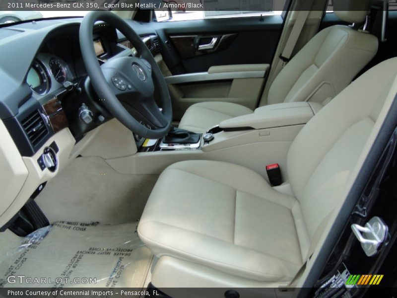 Capri Blue Metallic / Almond/Black 2011 Mercedes-Benz GLK 350