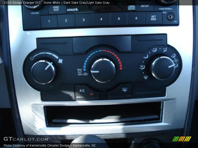Stone White / Dark Slate Gray/Light Slate Gray 2010 Dodge Charger SXT