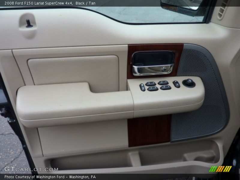 Black / Tan 2008 Ford F150 Lariat SuperCrew 4x4