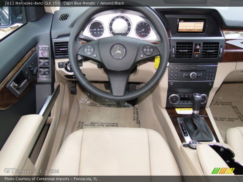 Capri Blue Metallic / Almond/Black 2011 Mercedes-Benz GLK 350
