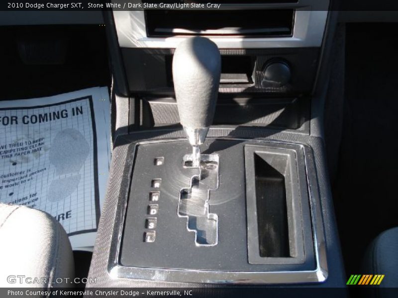 Stone White / Dark Slate Gray/Light Slate Gray 2010 Dodge Charger SXT