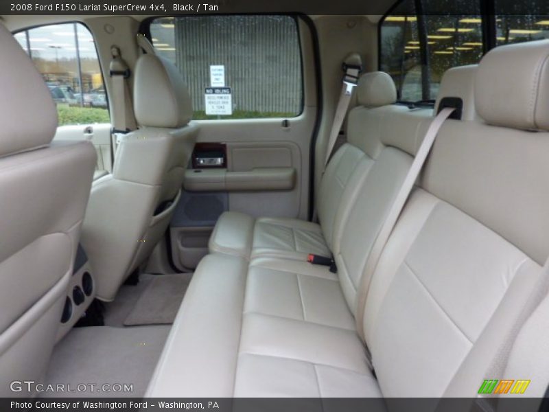 Black / Tan 2008 Ford F150 Lariat SuperCrew 4x4