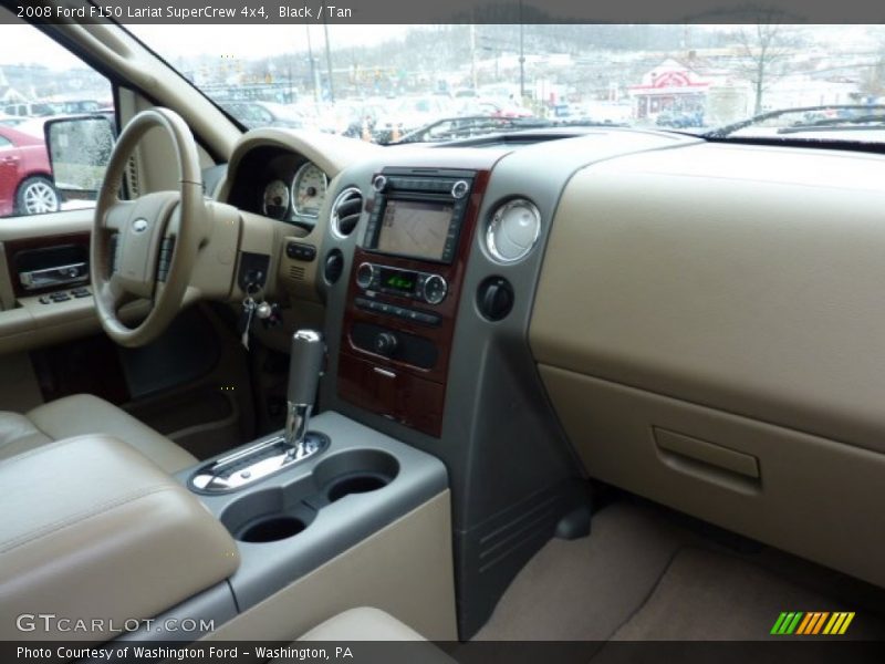 Black / Tan 2008 Ford F150 Lariat SuperCrew 4x4
