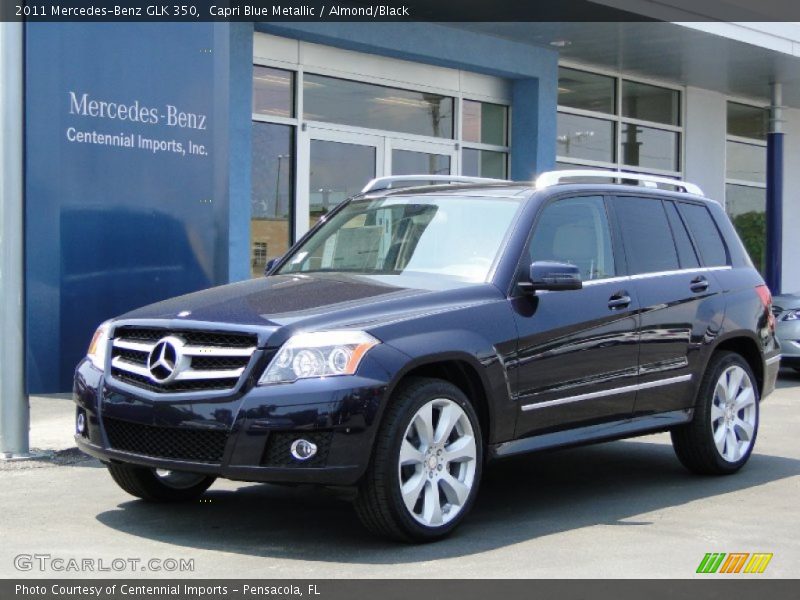 Capri Blue Metallic / Almond/Black 2011 Mercedes-Benz GLK 350